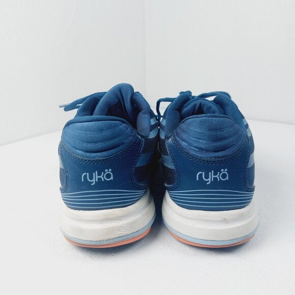 Ryka Women's Navy Devotion Plus 3 Lace-Up Low Top Walking Sneakers Size 9W - Picture 6 of 13